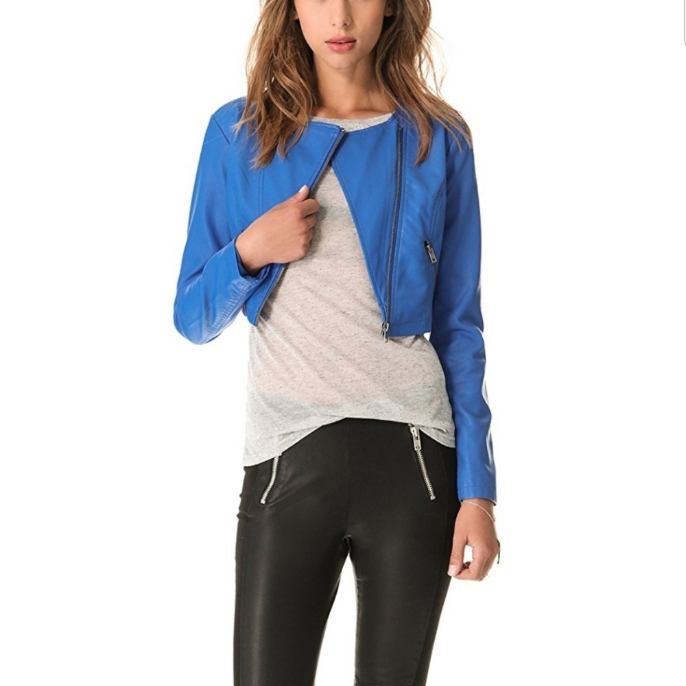 BB Dakota Cropped Moto Jacket